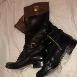 Two tone Michael Kors boots